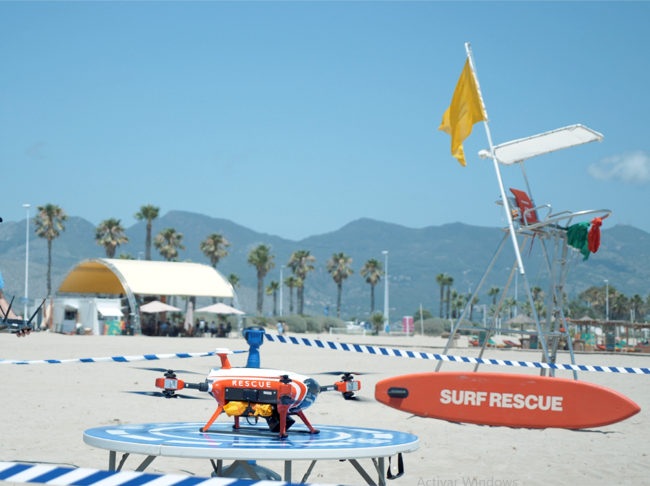 drones beaches