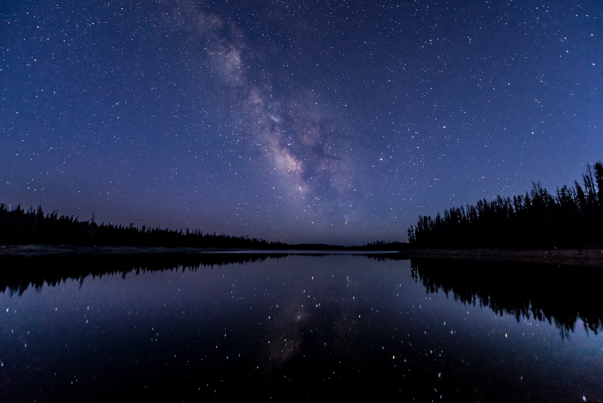 cielo con estrellas