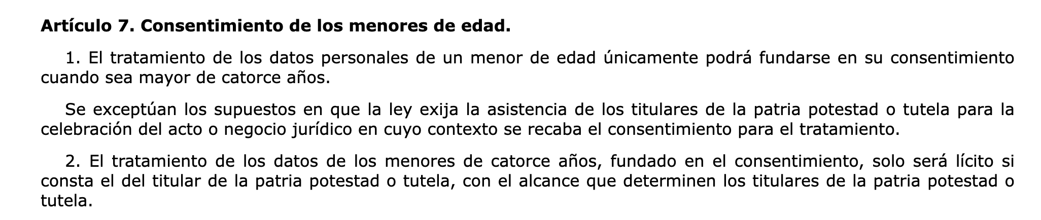 Legislación menores redes sociales